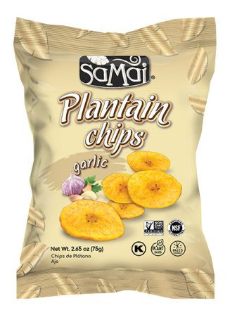 SAMAI Plantain chips fokhagymás 75g főzőbanán Garlic