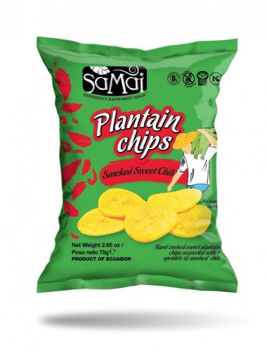 SAMAI Plantain chips édes chilli 75g főzőbanán
