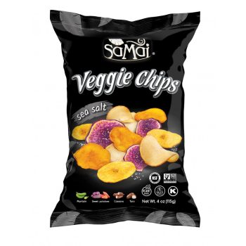   SAMAI Veggie nagy chips tengeri sós 115g Rainforest vegyes zöldség