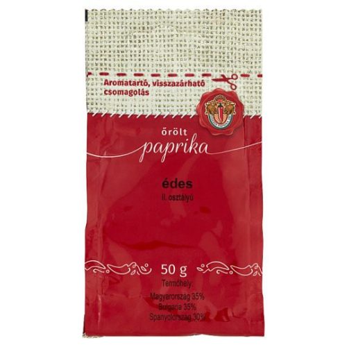 Szegedi Paprika Édesnemes 50 gr.