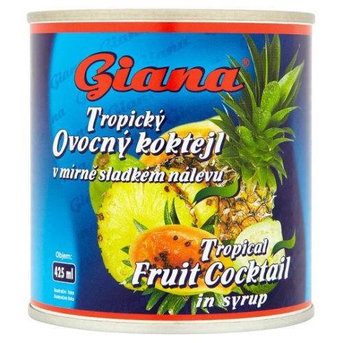 Giana trópusi gyümölcskoktél enyhén cukrozott lében 425 ml