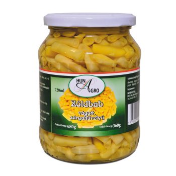 Hunagro Zöldbab 720 ml. 8/#  Üveges