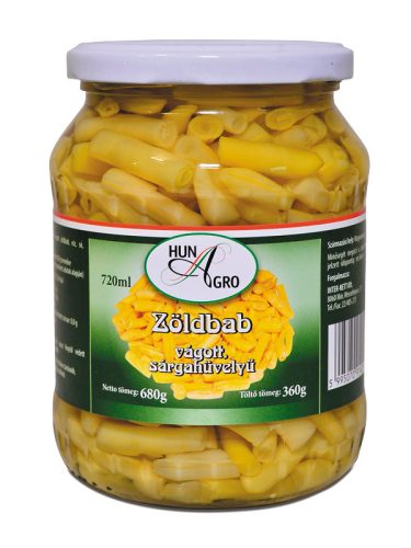 Hunagro Zöldbab 720 ml