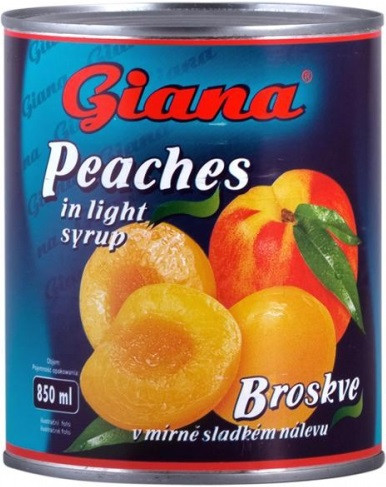 Giana Őszibarack konzerv 850 ml