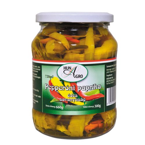 Hunagro Pepperoni Paprika 720 ml ÉDES