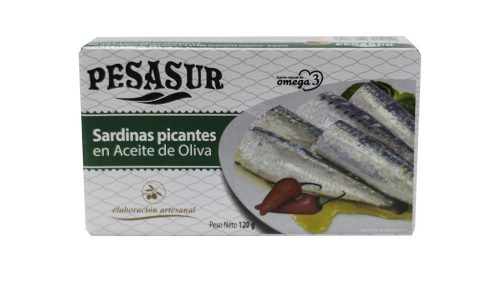 Pesasur Szardínia csípős /picante/ 120g konzervdobozos