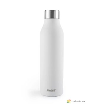   Ibili Fém termo kulacs 500ml Pure 774950 fehér színű termosz palack