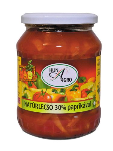 Hunagro Natur Lecsó 720 ml.   8/#