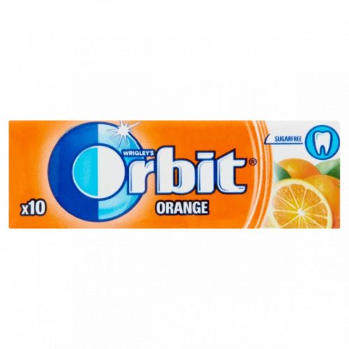 Orbit Orange narancsízű cukormentes rágógumi édesítőszerrel 14 g