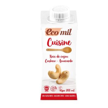   BIO Kesudió tejszín cukormentes 200ml Ecomil konyhai főzőalap