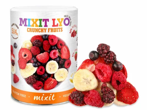 Mixit Kis ropogós gyümölcs mix 70g fagyasztva szárított