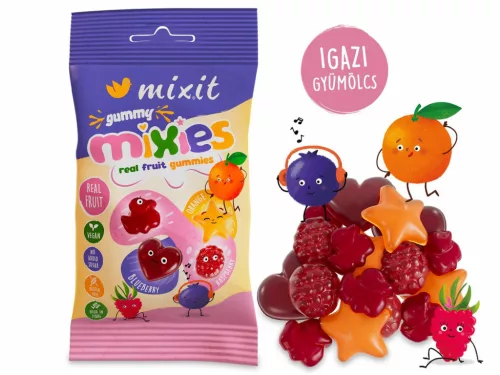 Mixit Gyümölcsös Mixies 35g - Természetes gyümölcszselé mix