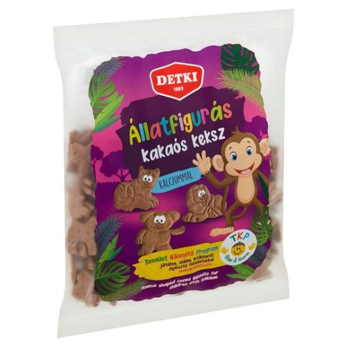 Detki Állatfigurás keksz 160g KAKAÓS