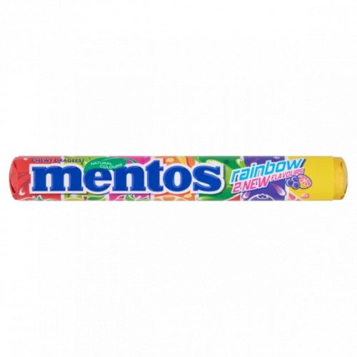 Mentos Cukor 38 Gr.  Rainbow