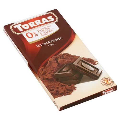 Torras Diab. csoki 75 gr. Étcsokoládé