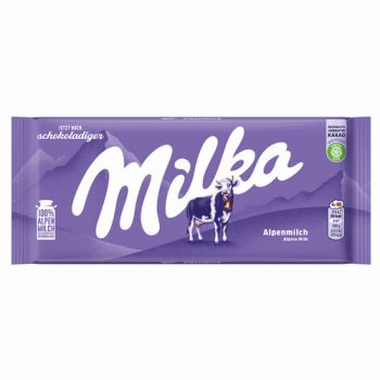 Milka Táblás  90 gr.  Alpesi Tej