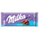 Milka Bubbly alpesi tejcsokoládé levegőbuborékos tejcsokoládé töltelékkel 90 g