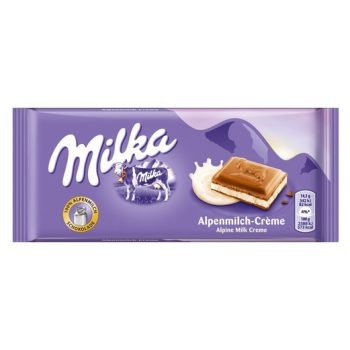Milka Táblás 100 gr.  Alpenmilch Creme