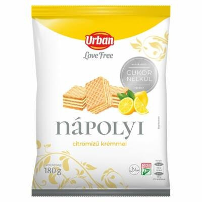 Urbán Töltött Ostya 160 Gr. Tejkrémes