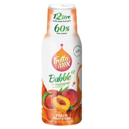 FruttaMax Őszibarack Szörp Bubble12 500ml