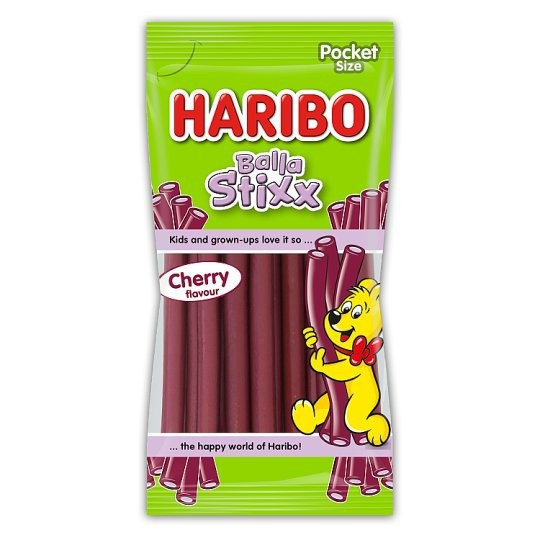 Haribo Balla Stixx Cherry 80 Gr. - FittVita Webáruház