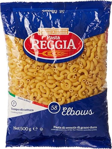 Reggia durumtészta elbows/hajlított cső 500 g