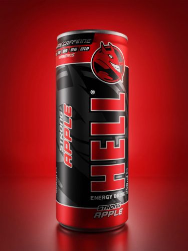 Hell Strong Apple szénsavas energiaital 250 ml