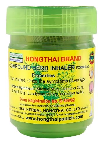 Hongthai gyógynövényes inhalátor - zöld