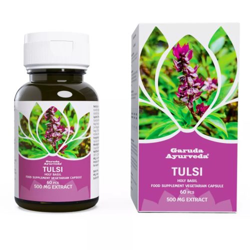 Garuda Ayurveda Tulsi 500mg 60db vegetáriánus kapszula
