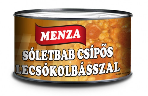 Menza sóletbab csípős lecsókolbásszal 400 g