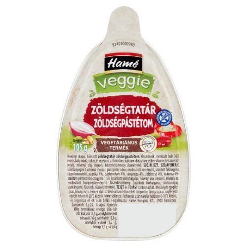 Hame Veggie Zöldségtatár pást.105 gr