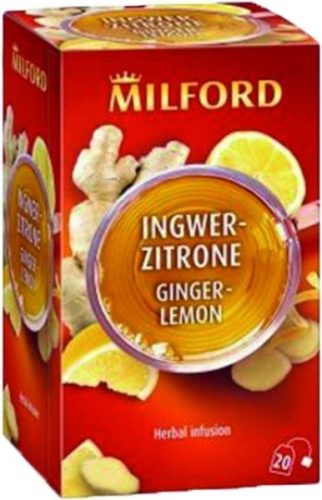 Milford tea gyömbér-citrom ízű tea 20 filter 40 g