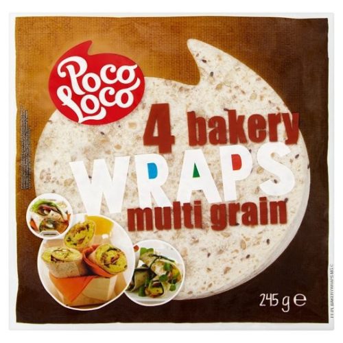 Poco Loco Tortilla Sokmagvas Tészta 245g