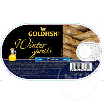 Goldfish füstölt sprotni olajban 170 gr