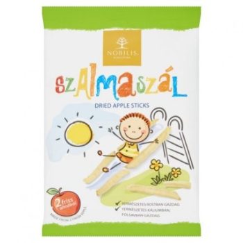   Nobilis szalmaszál szárított, héj nélküli almahasábok 25 g