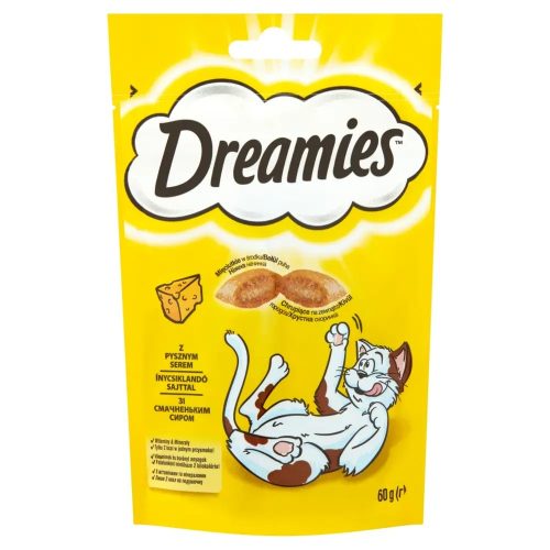 Dreamies Jutalomfalat macskáknak sajt, 60 g