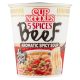 Nissin Cup Noodles instant leves 64 g marha ízesítéssel