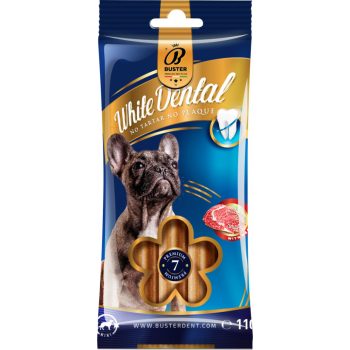   BUSTER natúr dental stick kutya fogtisztító, marhahúsliszttel 110g Small - 1-9 kg