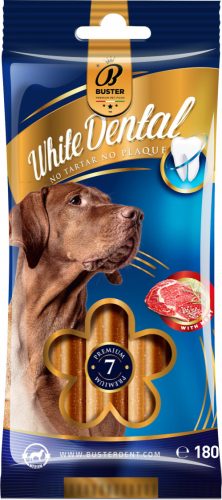 BUSTER natúr dental stick kutya fogtisztító, marhahúsliszttel 180g Medium - 10-25 kg