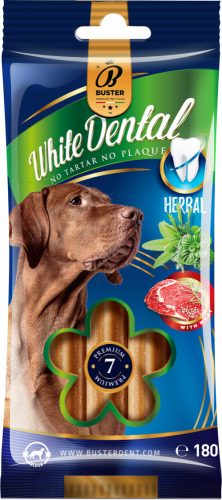 Buster herbal dental stick kutya fogtisztító, marhahúsliszttel 180g Medium - 10-25 kg