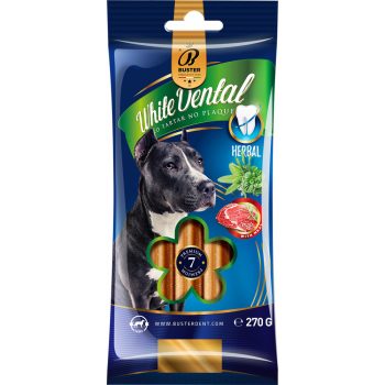   Buster herbal dental stick kutya fogtisztító, marhahúsliszttel 270g Large - 25-60 kg