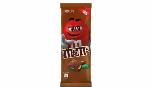 M&M's Peanut táblás tejcsokoládé cukormázas csokidrazséval 165g