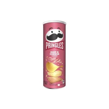 Pringles sonkás-sajtos ízesítésű snack 165 g