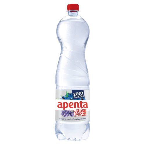 Apenta Vitamixx Zero áfonya-levedula ízű szénsavmentes energiaszegény üdítőital 1,5 l