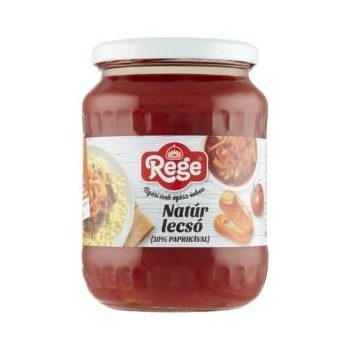 Rege natúr lecsó 30% paprikával 680 g 