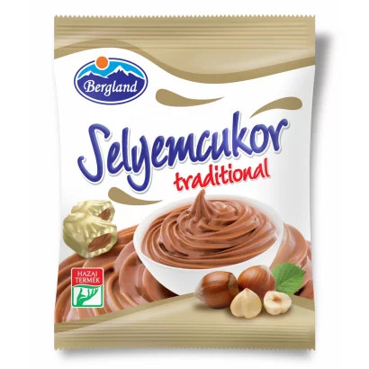 Bergland Földimogyoró krémmel töltött selyemcukorka 70g