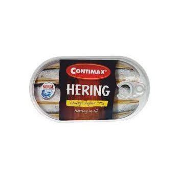 Contimax Hering növényi olajban 170 gr.