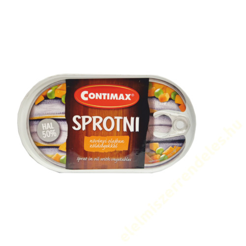 Contimax Sprotni növényi olajban zöldséggel 170gr.