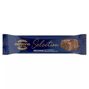 Cerbona Selection Brownie Ízű Müzliszelet 22g