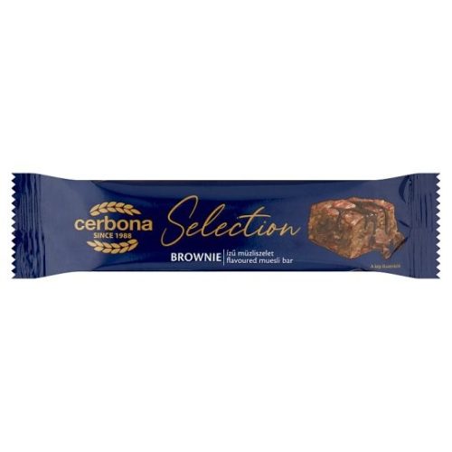 Cerbona Selection Brownie Ízű Müzliszelet 22g